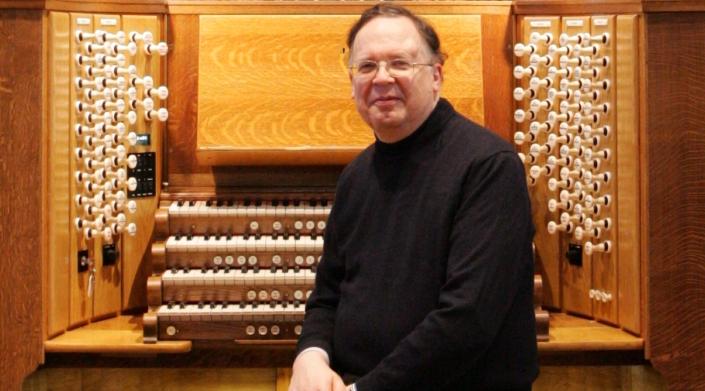 John Scott Whiteley at Organ